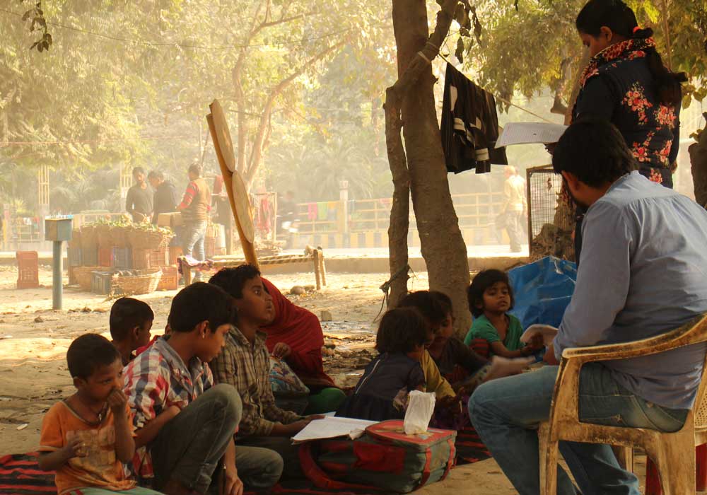Streets are Class rooms for Shuruaat