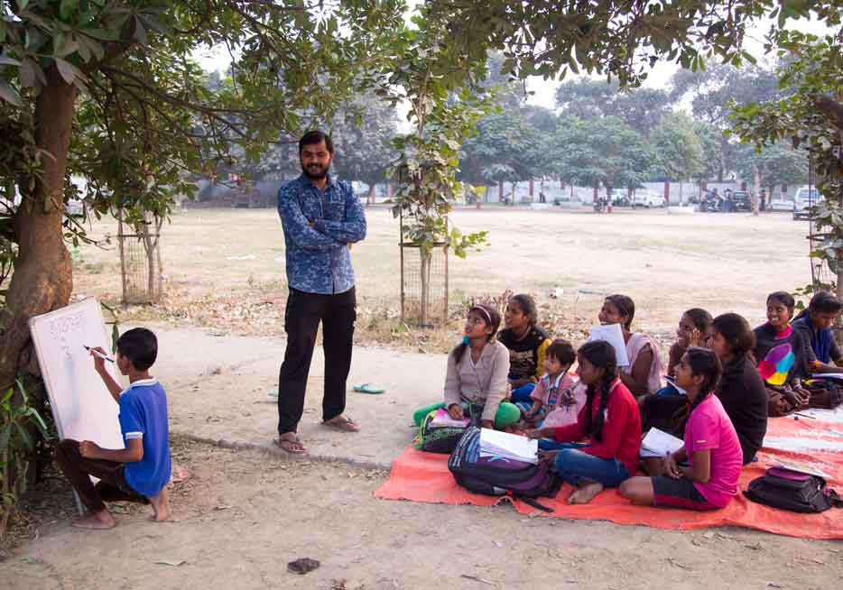 Wherever children gather, its class room.